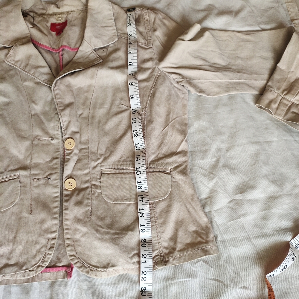 Fixed rate - Beige cotton jacket - Picture 6 of 11